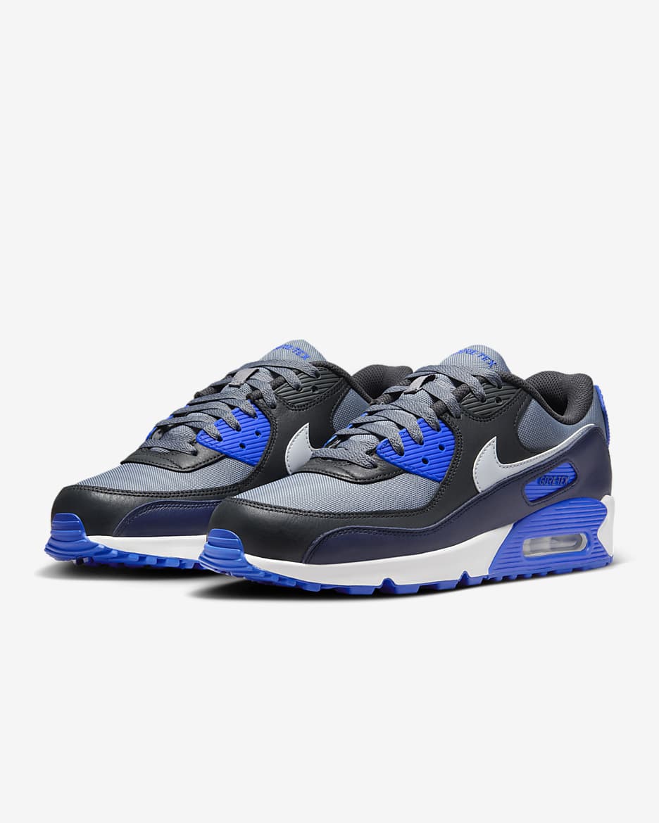 Nike air max 90 zwart leer orders heren